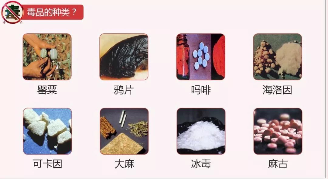 常见毒品图片 文字图片