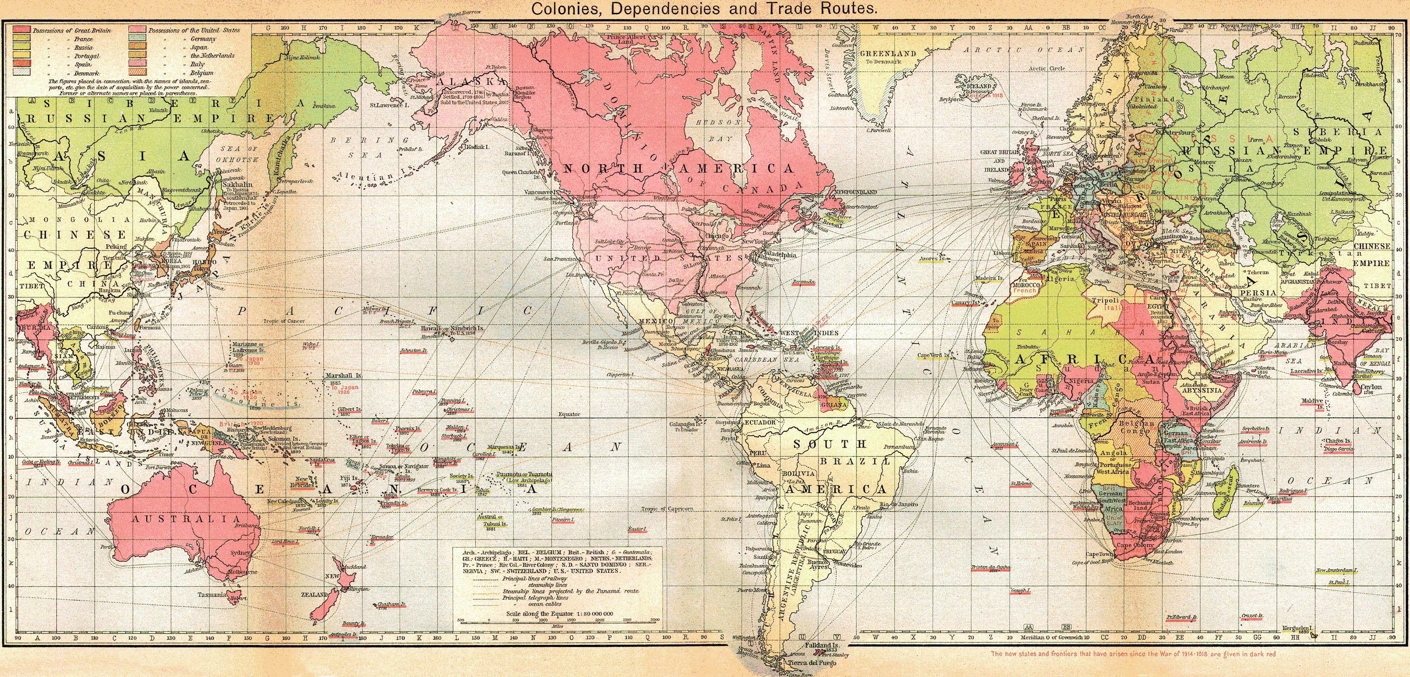 19世纪世界殖民地地图图片