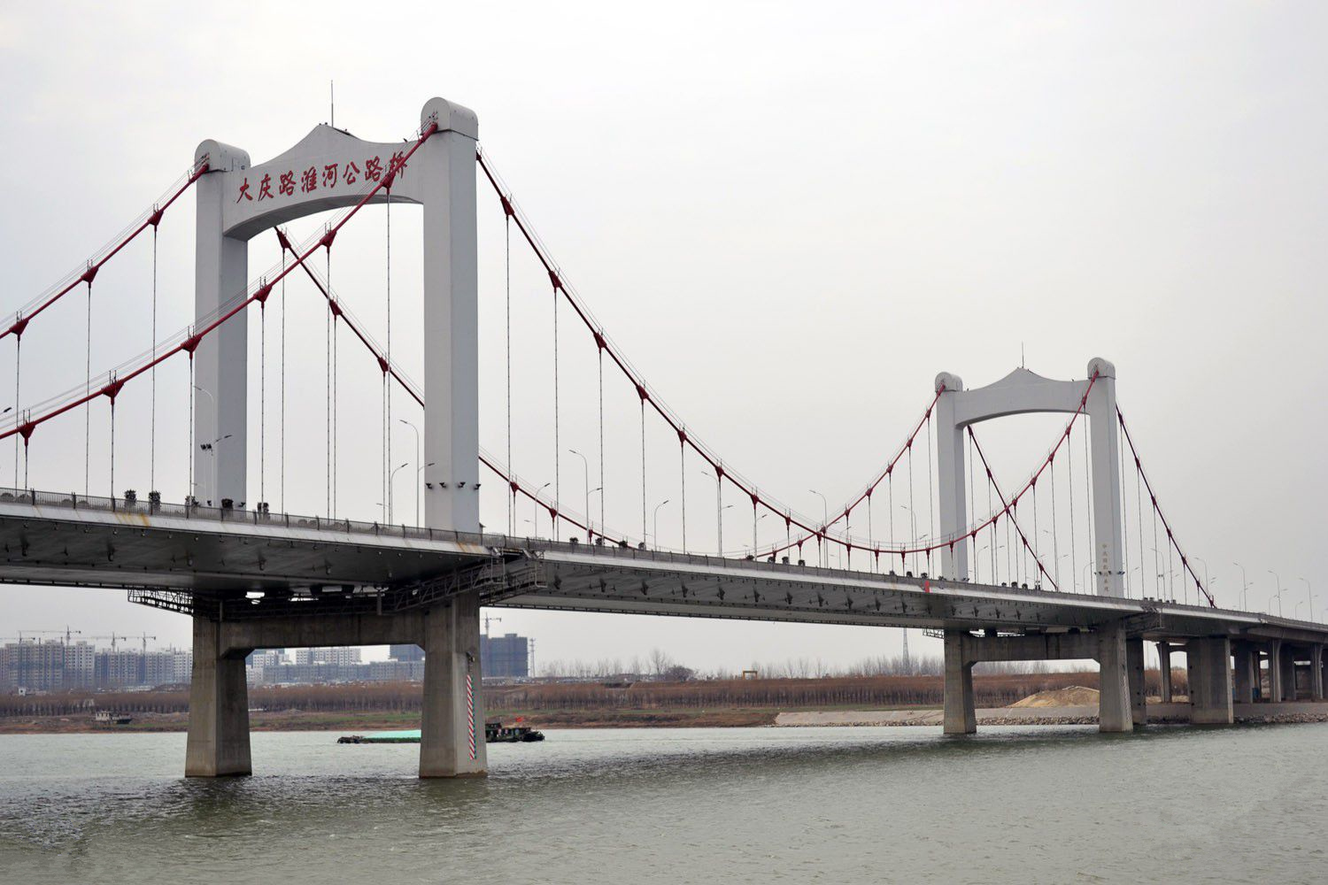 蚌五高速淮河特大桥图片