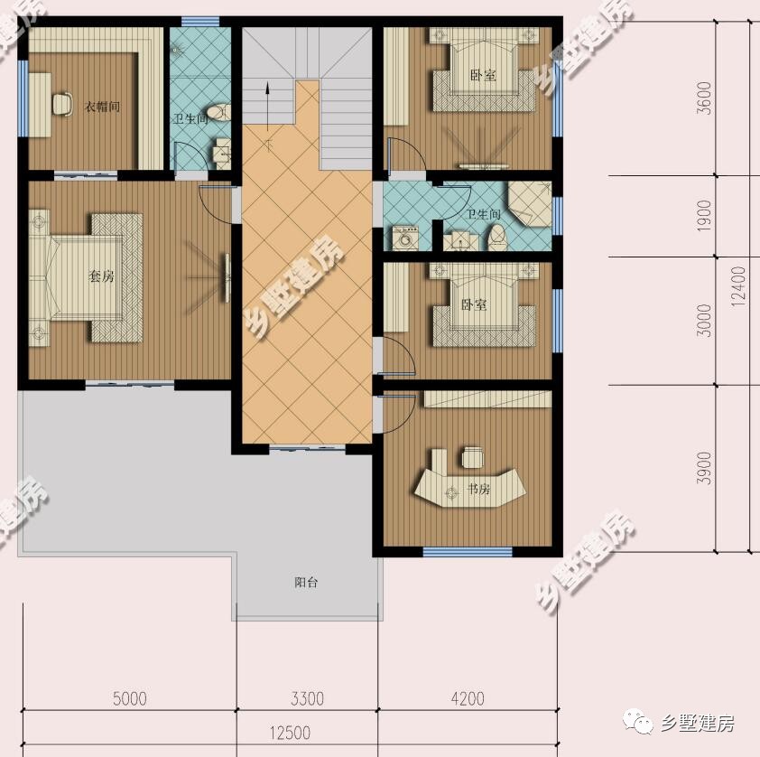 農村自建房也能很高端!挑空客廳 堂屋設計,蓋上一棟面子十足!_衛生間