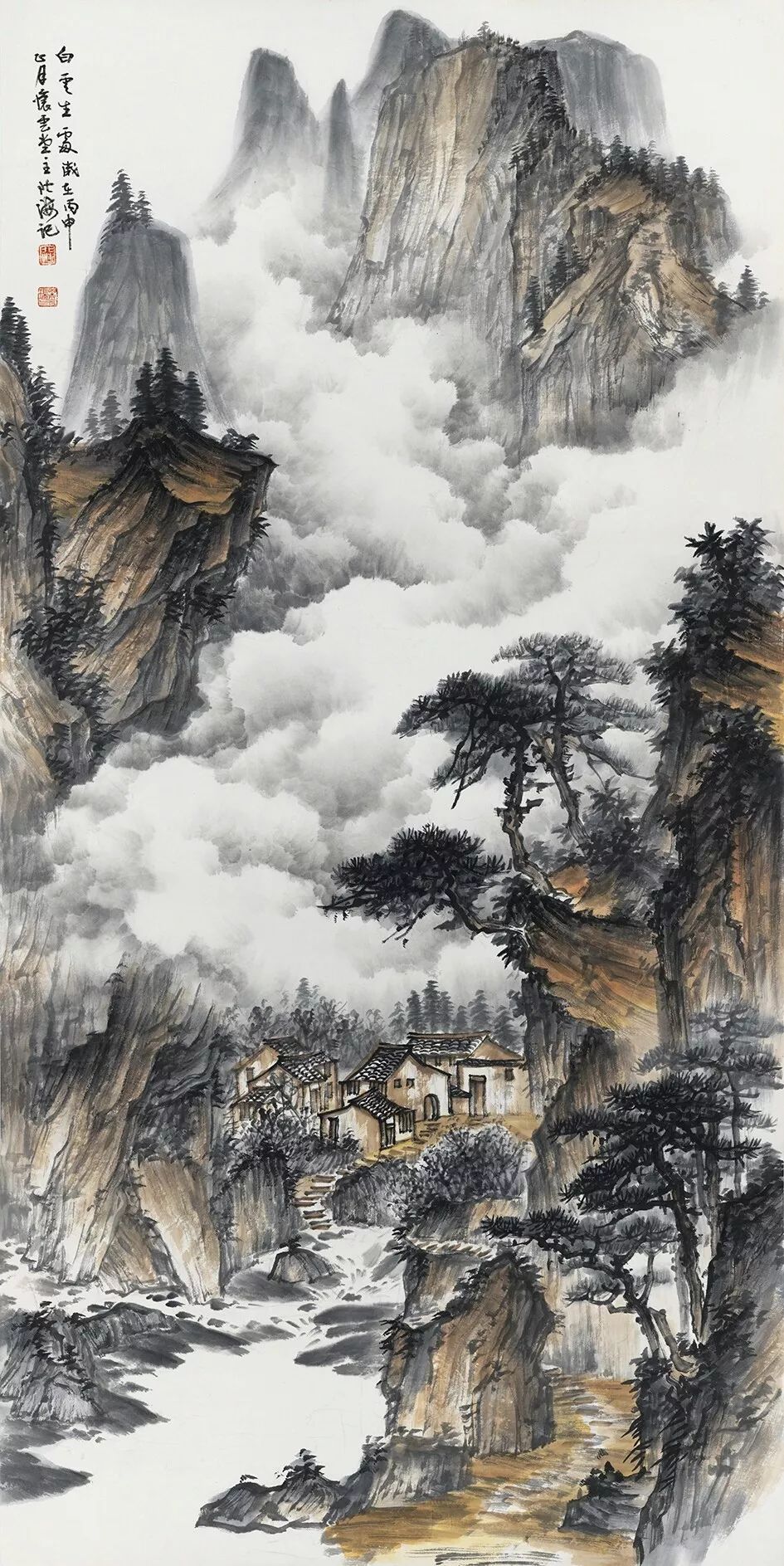 艺术中国著名画家北海山水画赏析