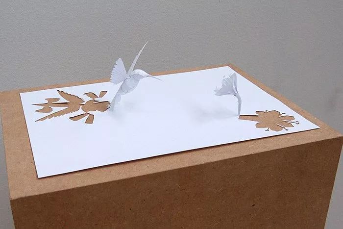 原创一张a4纸创作出精美绝伦的3d纸雕艺术