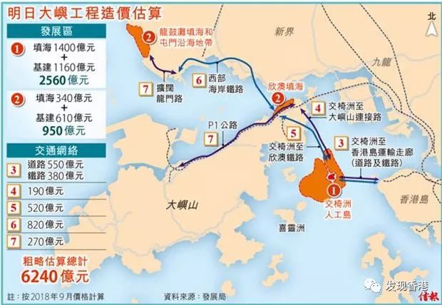 香港明日大屿填海计划图片