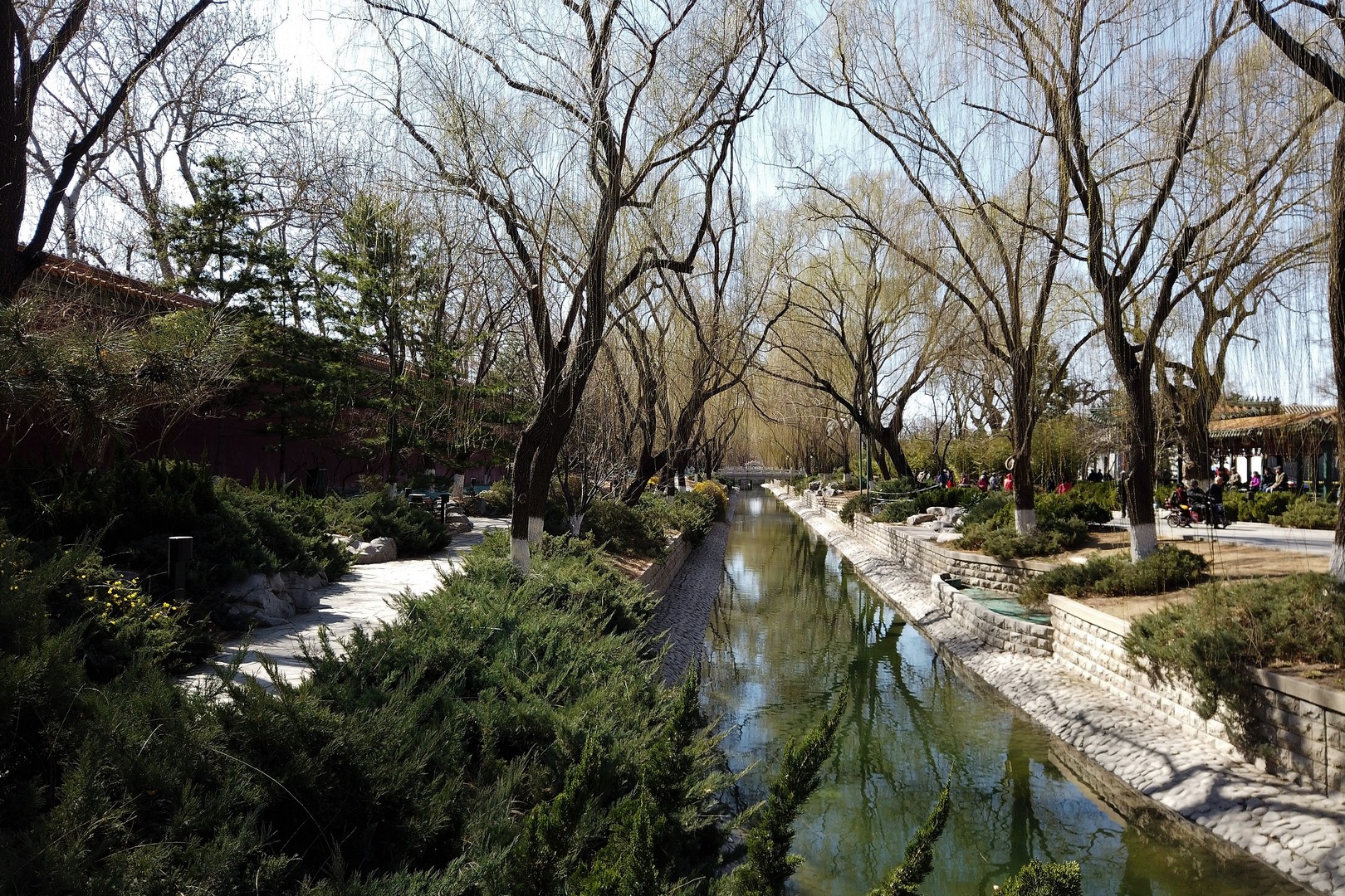 皇城水系組成部分菖蒲河公園閒走北京