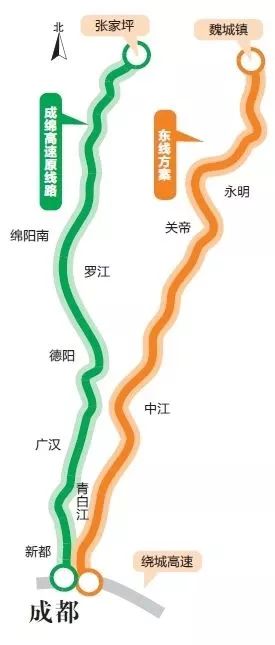 成青快速通道路线图图片