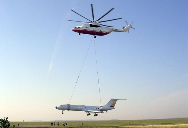 原创全球最大重型直升机,载重量高达20吨,每小时耗油约3000升