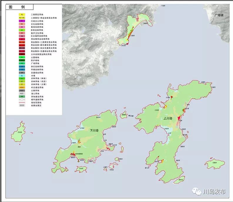 川岛镇地图图片