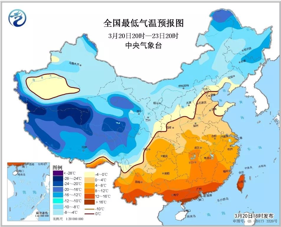 未來三天全國天氣預報