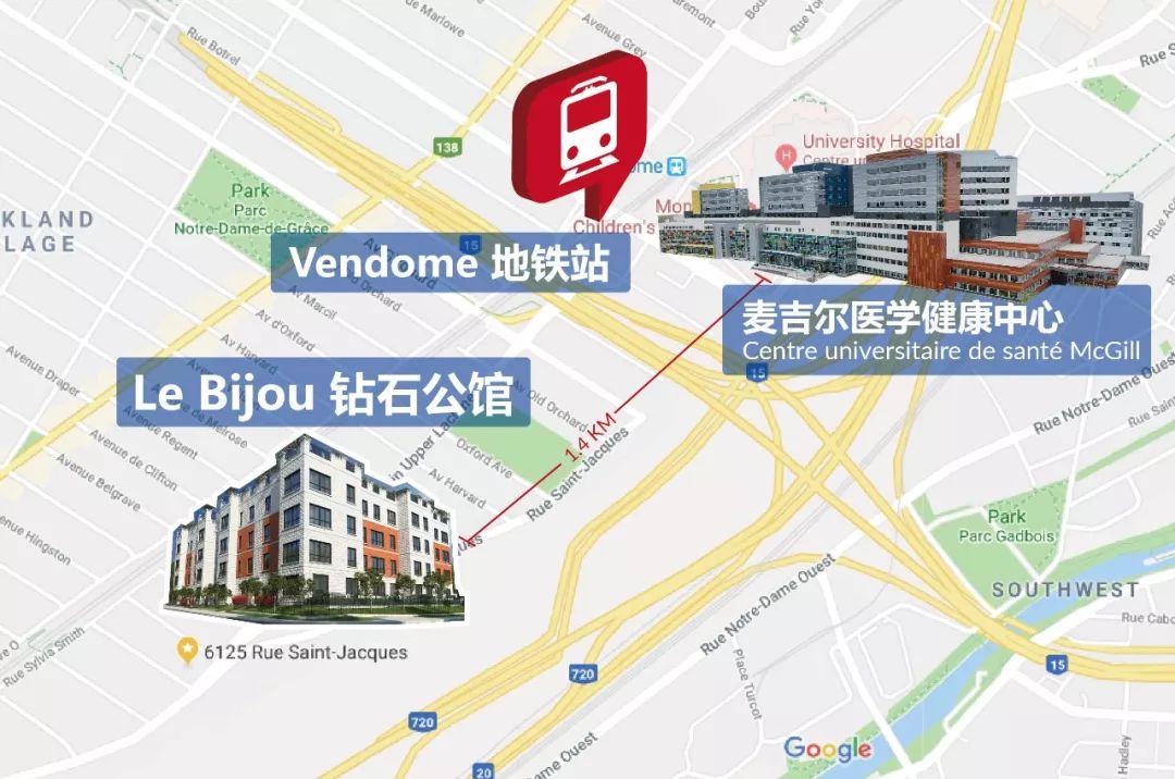 麦吉尔大学地图图片