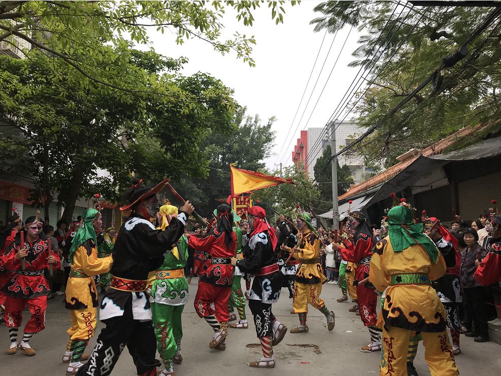 今天樟林 营火神爷盛况 