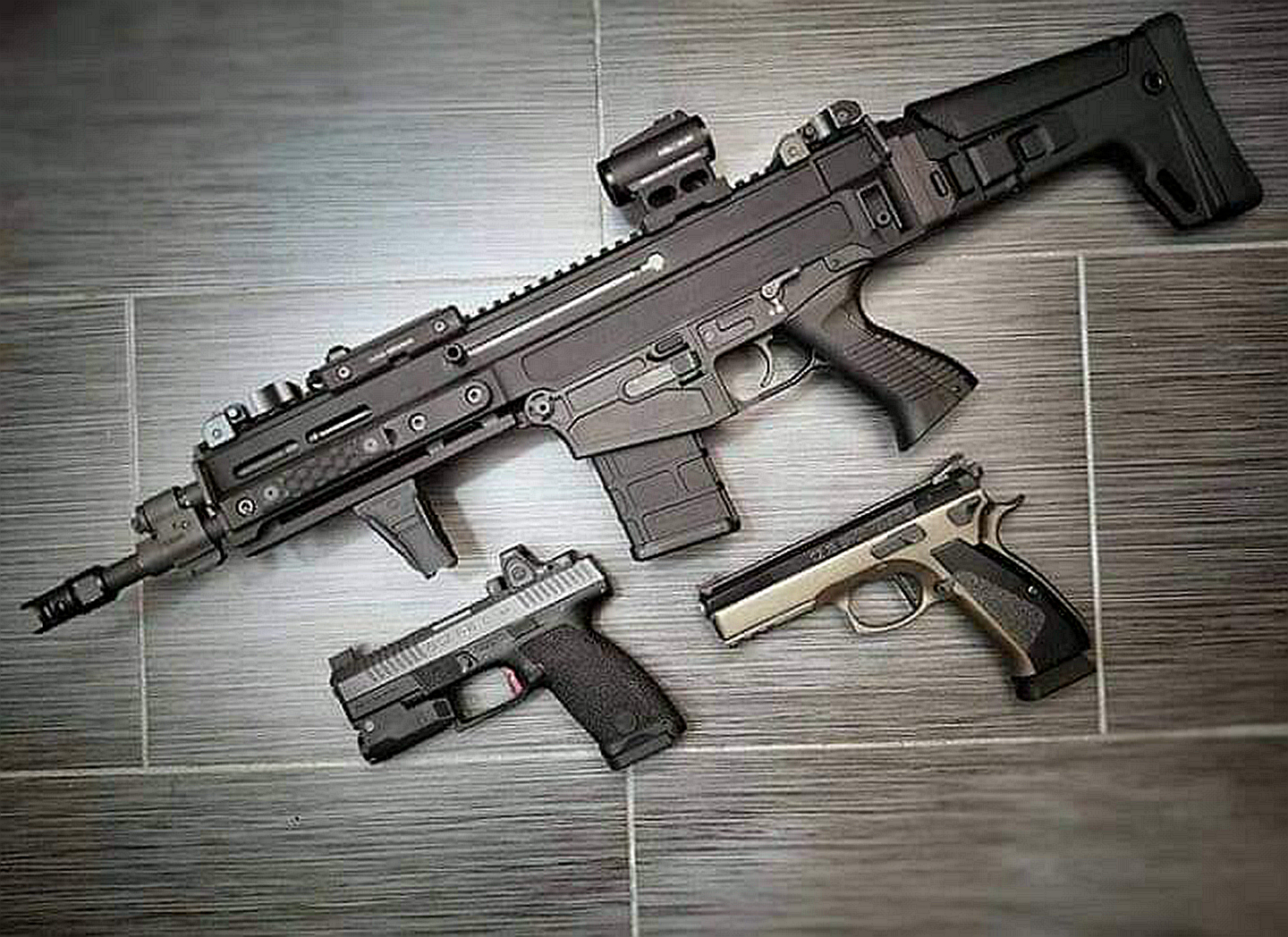 p10c & cz 75 sp 01 捷克cz 805 bren突擊步槍 sbr短管步槍 lwrc ar15