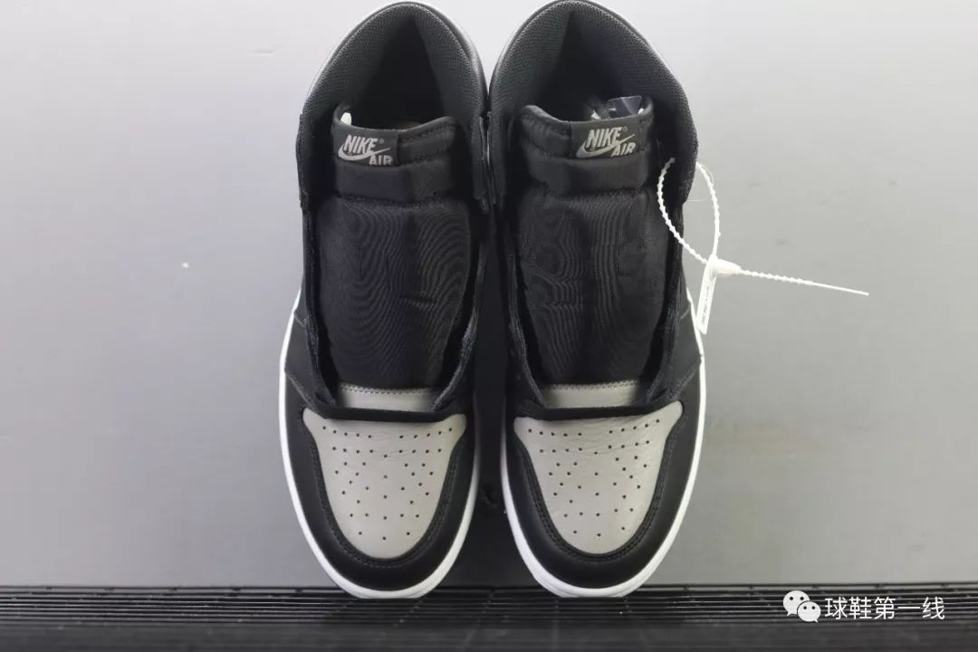 air jordan 1 retro high og"shadow aj1黑灰影子 乔1酷灰 555088