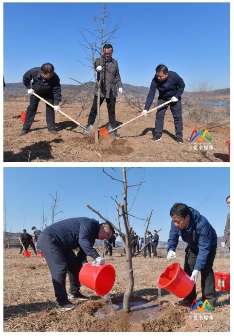 3月15日一大早,長治市上黨區四套班子領導王現敏,魏俊英,李瑜,張延節