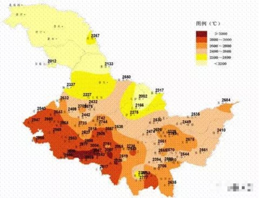 黑龙江省积温带划分图片