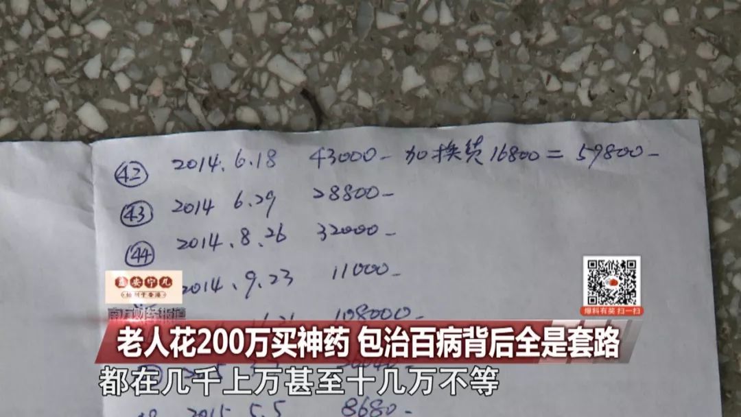 老人花200万买神药 包治百病背后全是套路