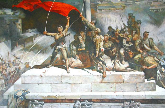据说,标志十月革命的历史性画面攻占冬宫,就是补拍的