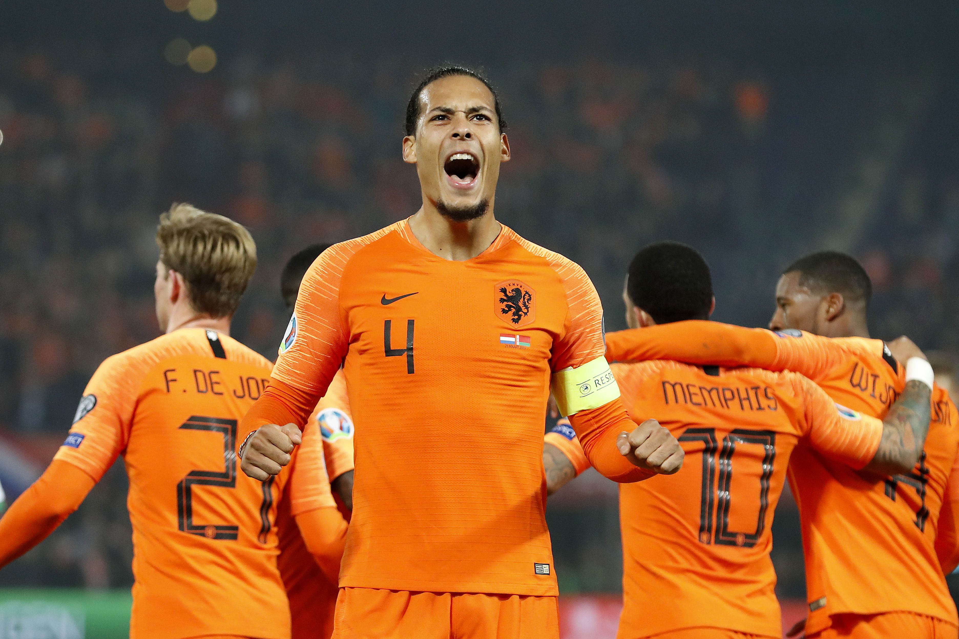 足球欧锦赛预选赛荷兰胜白俄罗斯