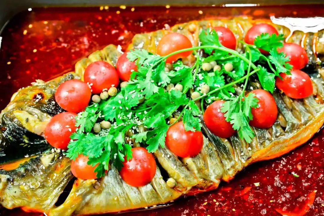 西红柿烤鱼图片