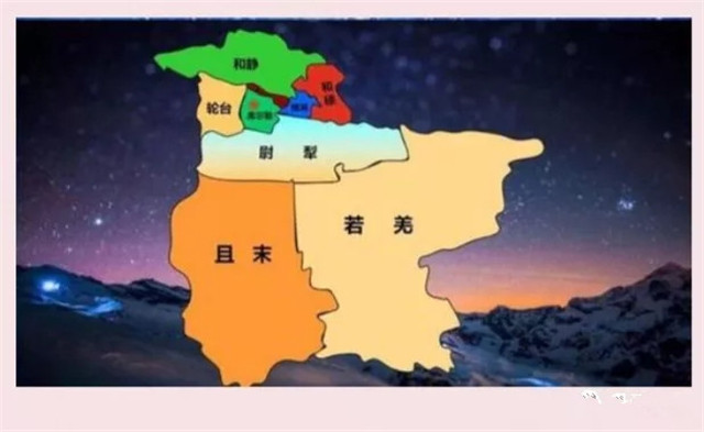 巴州地图 和静县图片