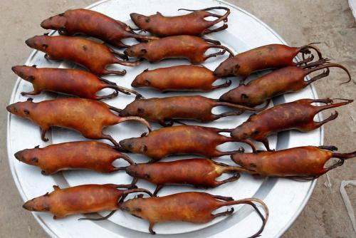 宁化田鼠干又称老鼠干,是福建著名的客家小吃闽西八大干菜之一