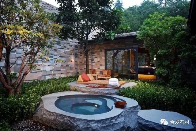 设计温泉酒店应注意些什么附石材泡池生产加工流程及安装图