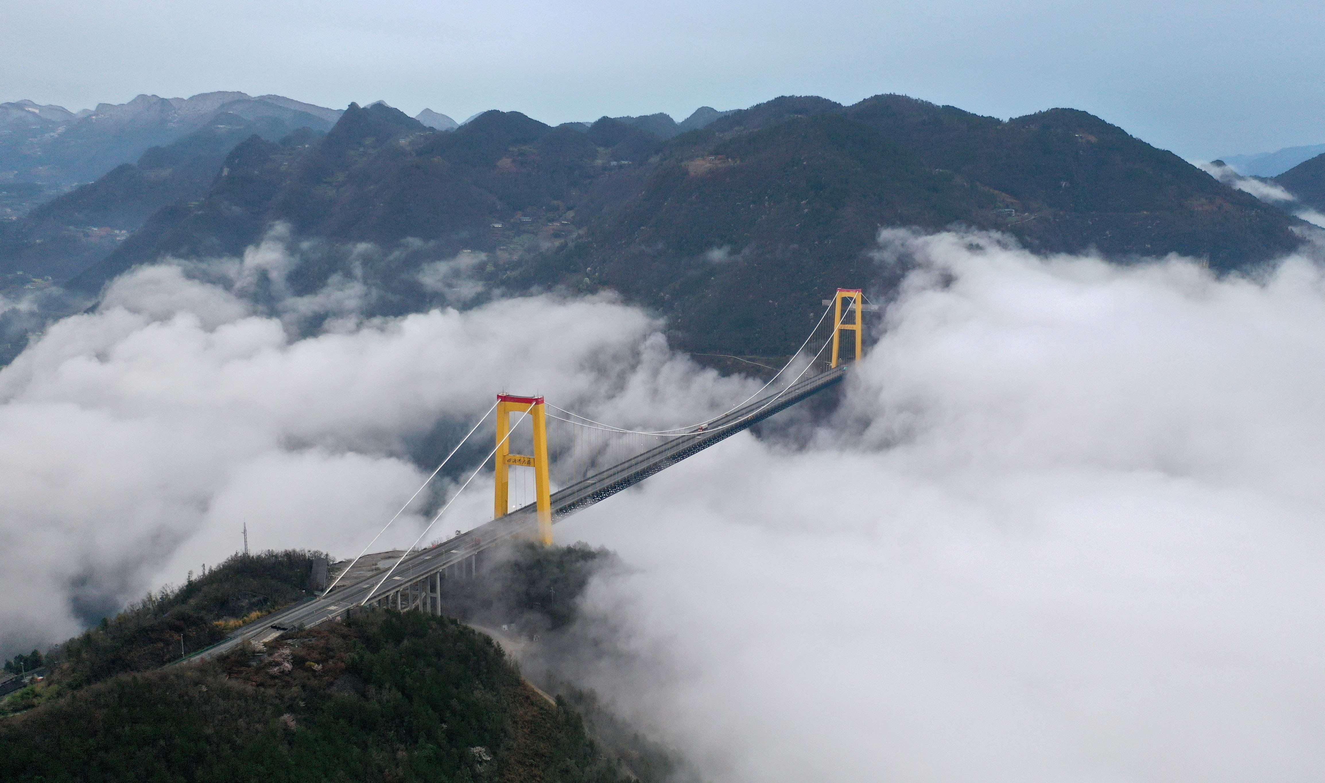 吉林雾凇大桥图片