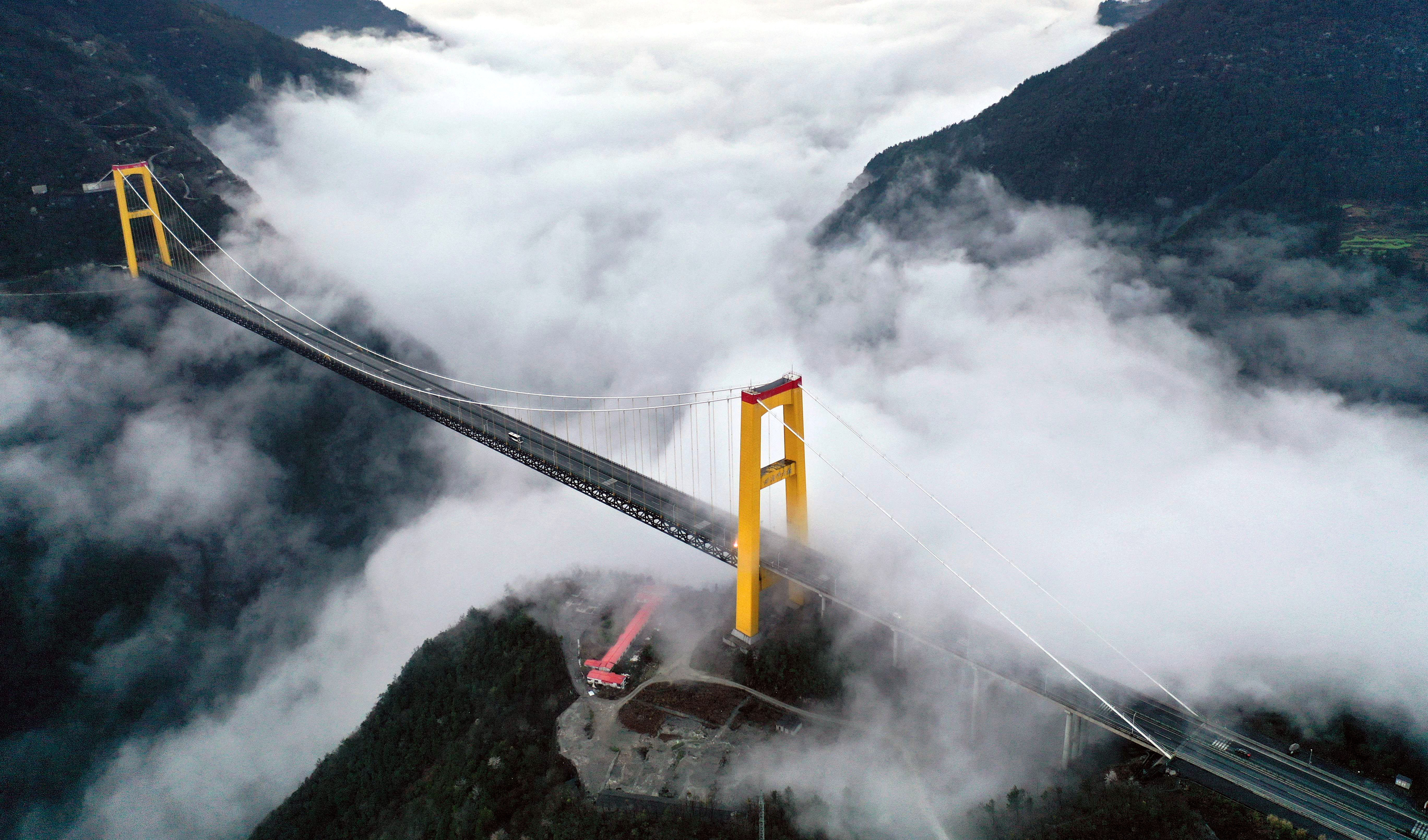 吉林雾凇大桥图片