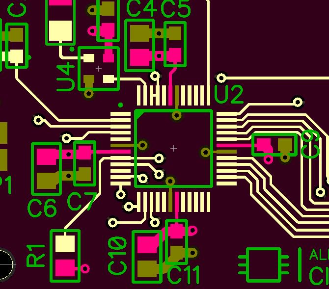 任意波形发生器的pcb布局