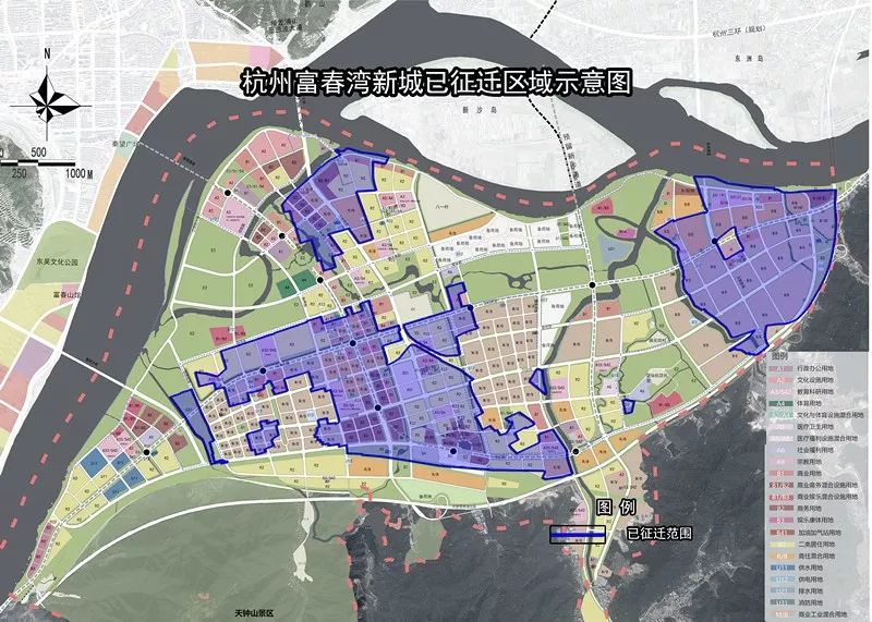 富春湾新城地图图片