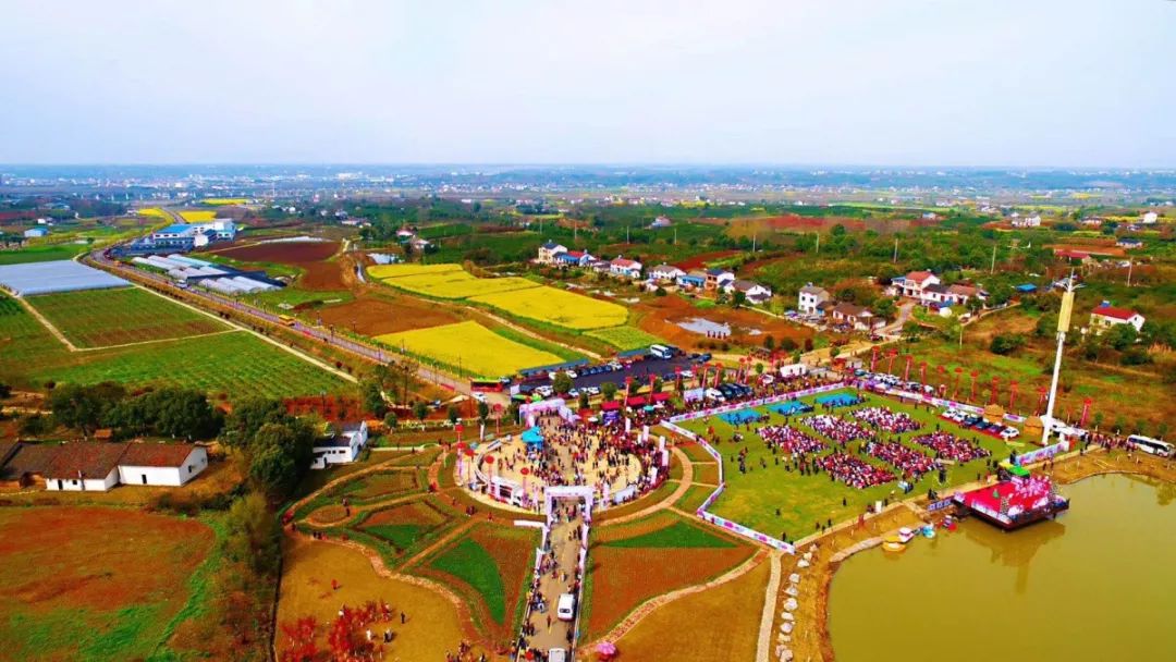 開幕式在枝江市安福寺鎮東方年華田園綜合體東方花穀草坪廣場隆重舉行