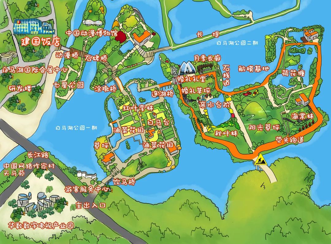 淮安白马湖地图图片