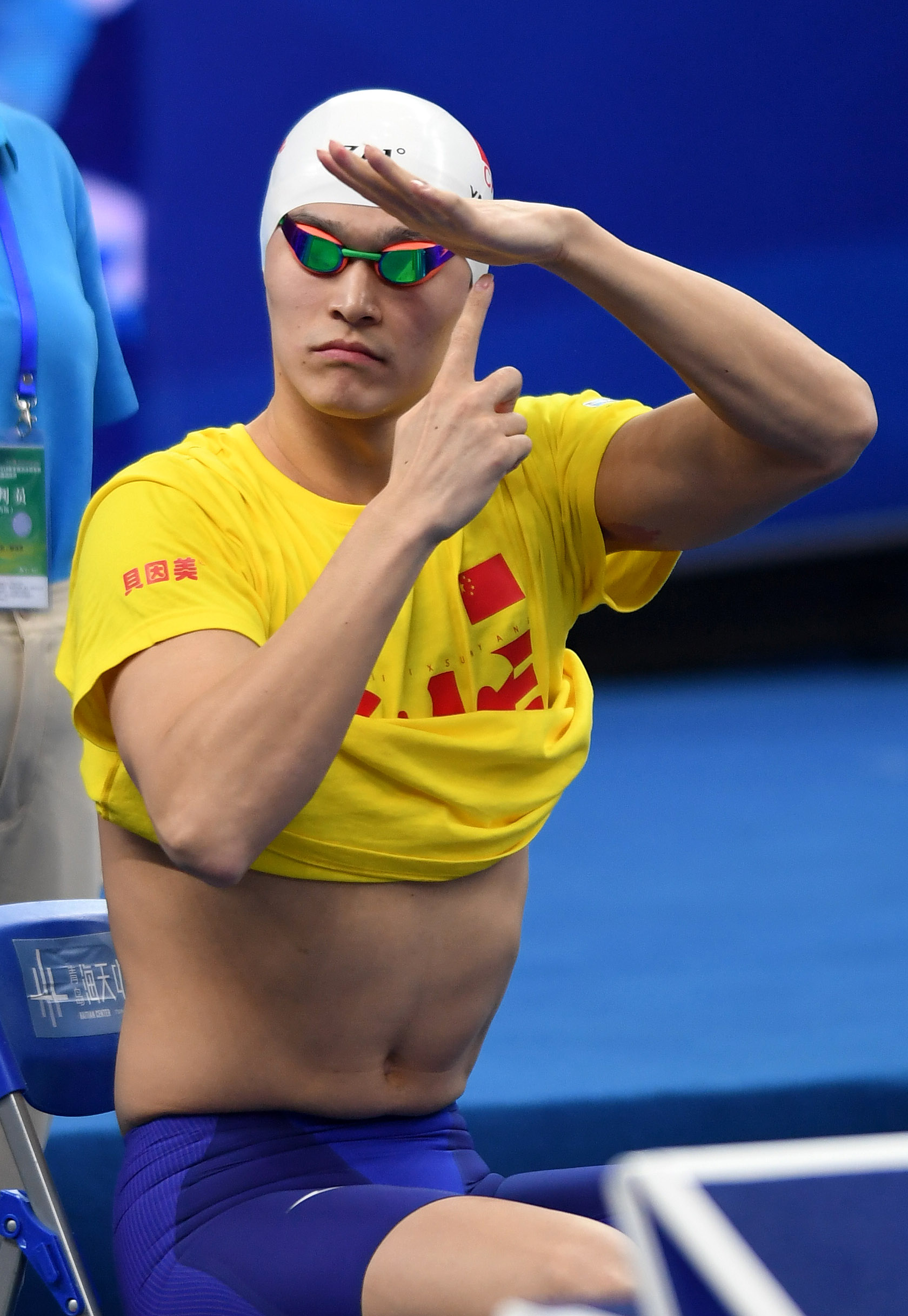 全国游泳冠军赛孙杨男子400米自由泳夺冠