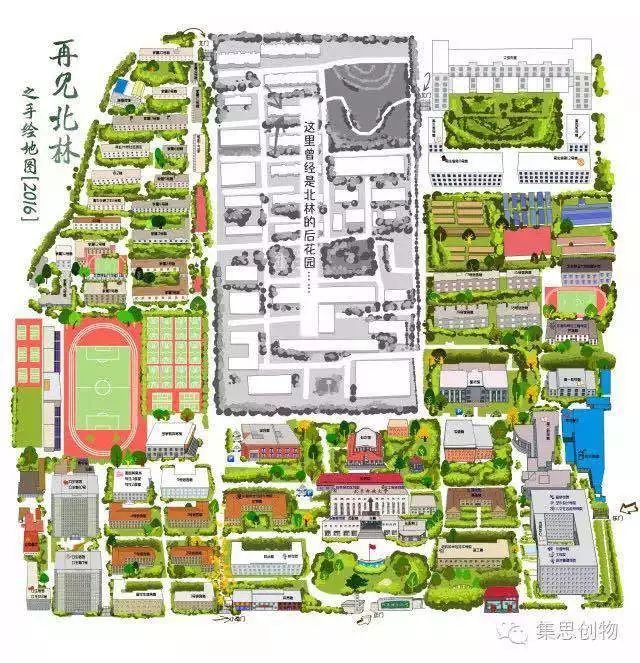 北京林业大学位置地图图片