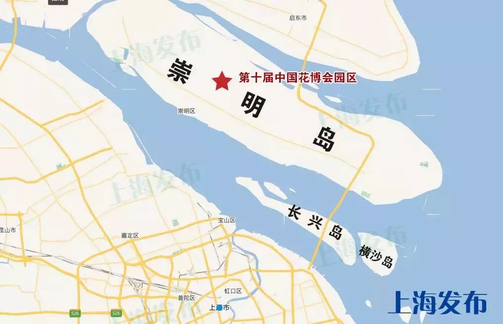 上海崇明岛地理位置图图片