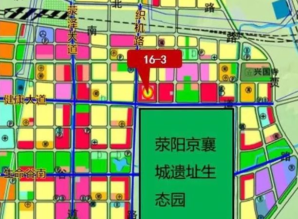 该地块位于荥阳宜居健康城商隐西路与健康大道交叉口西北侧,占地48411