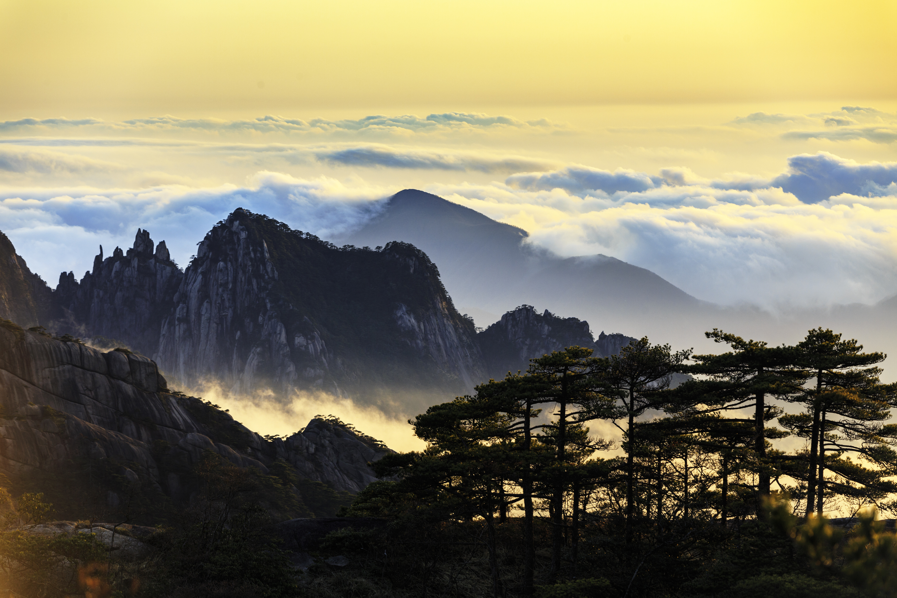 黄山风景照大自然图片