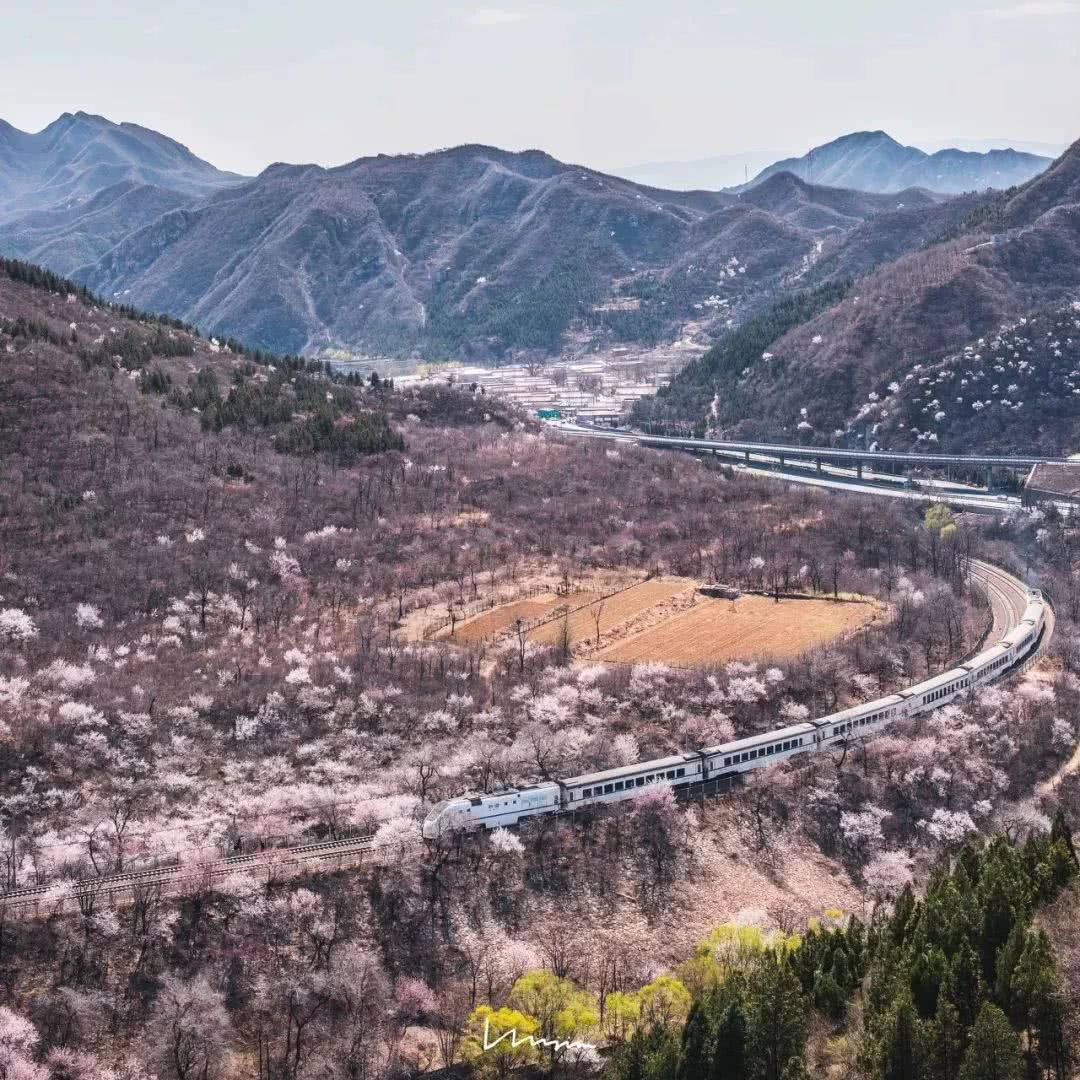 居庸關長城和八達嶺長城 但s2線列車只是從居庸關隧道經過 並沒有在