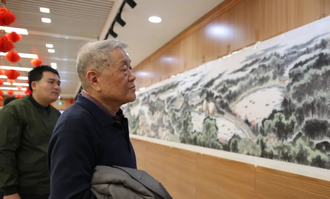 山建宁绘古运春风大运河长卷中国画作品展于3月24日在通州区图书馆