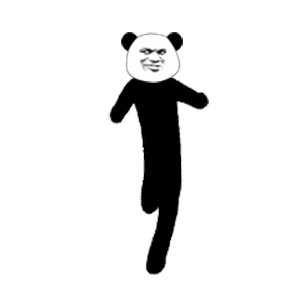 熊猫头跳舞动图图片