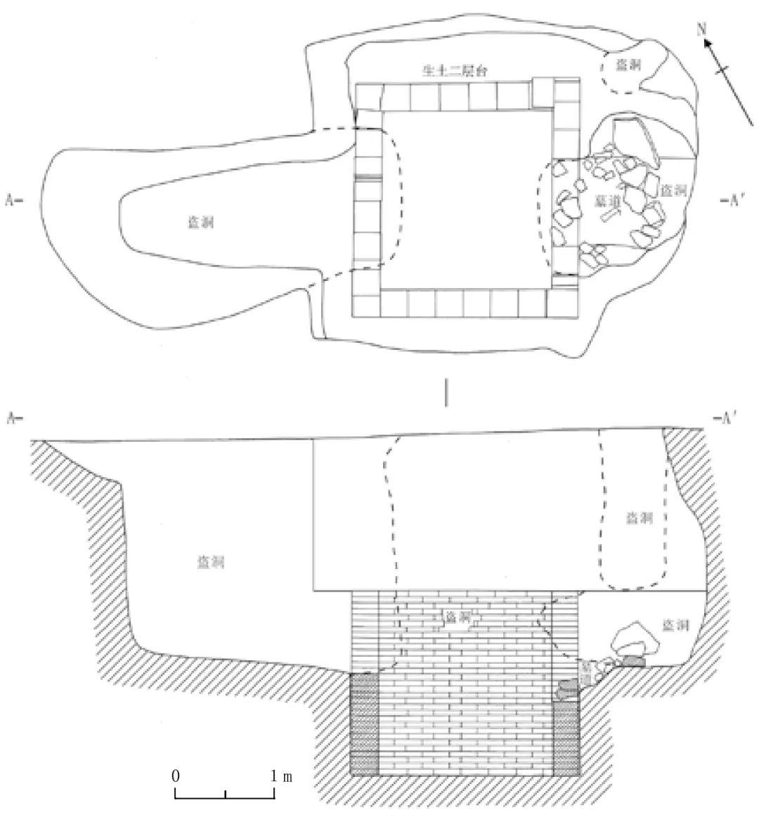 宋代土坑墓表面结构图图片