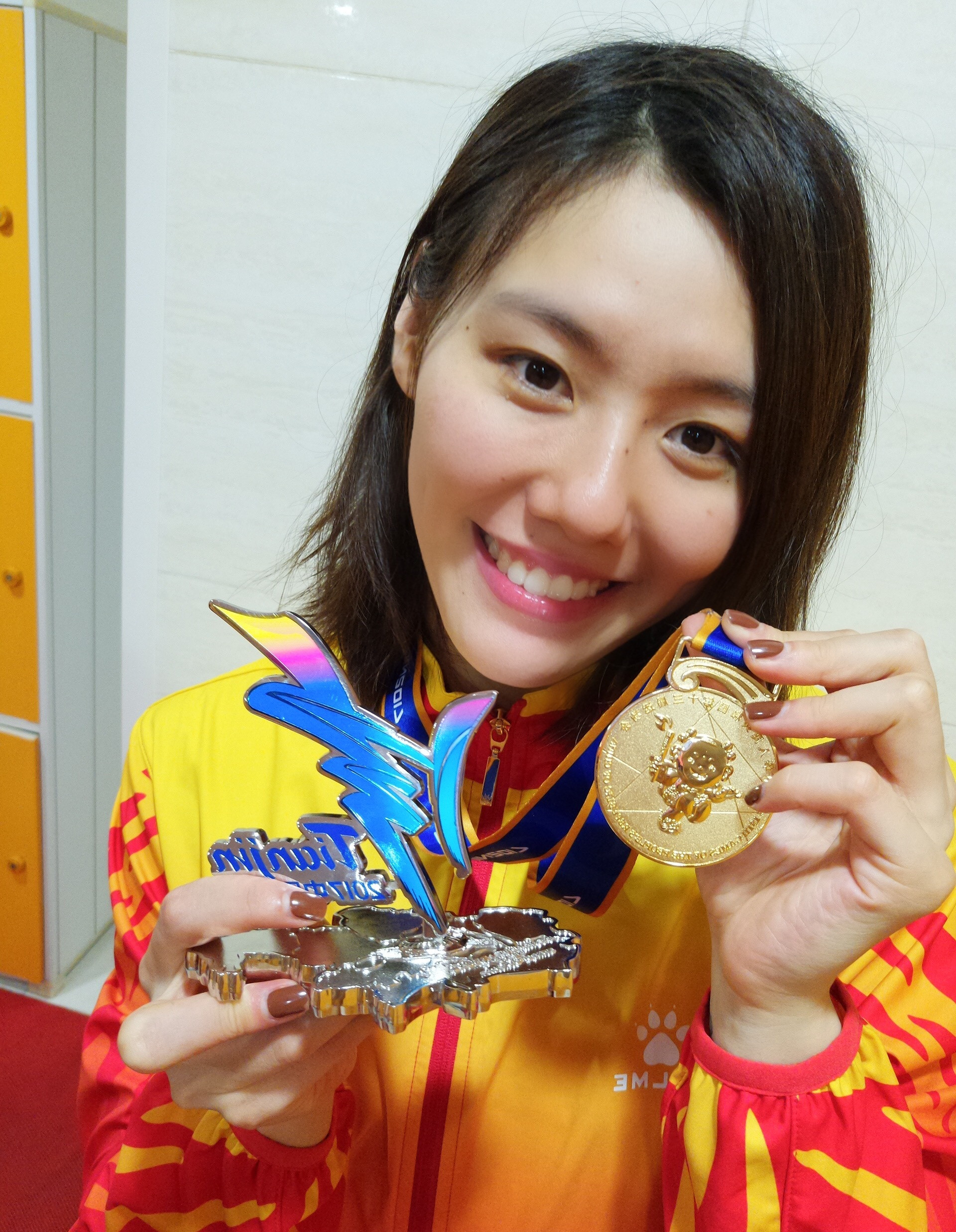 美女游泳运动员刘湘图片