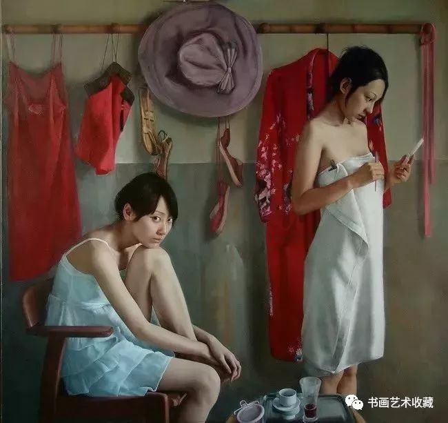 中外绘画：画出肉感的少女