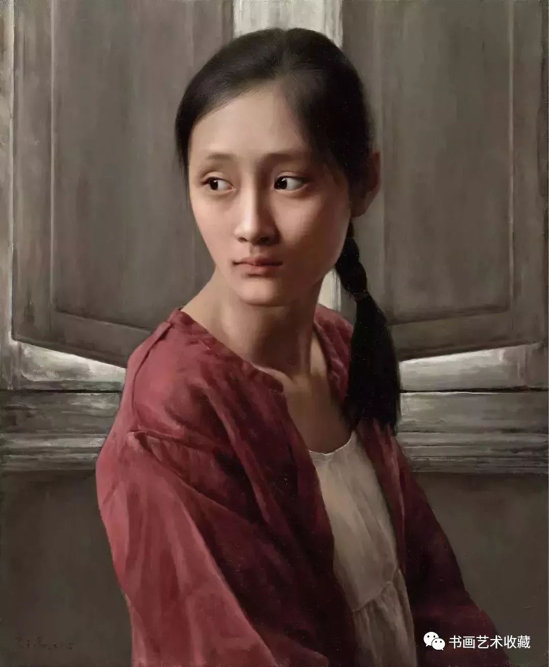 中外绘画：画出肉感的少女