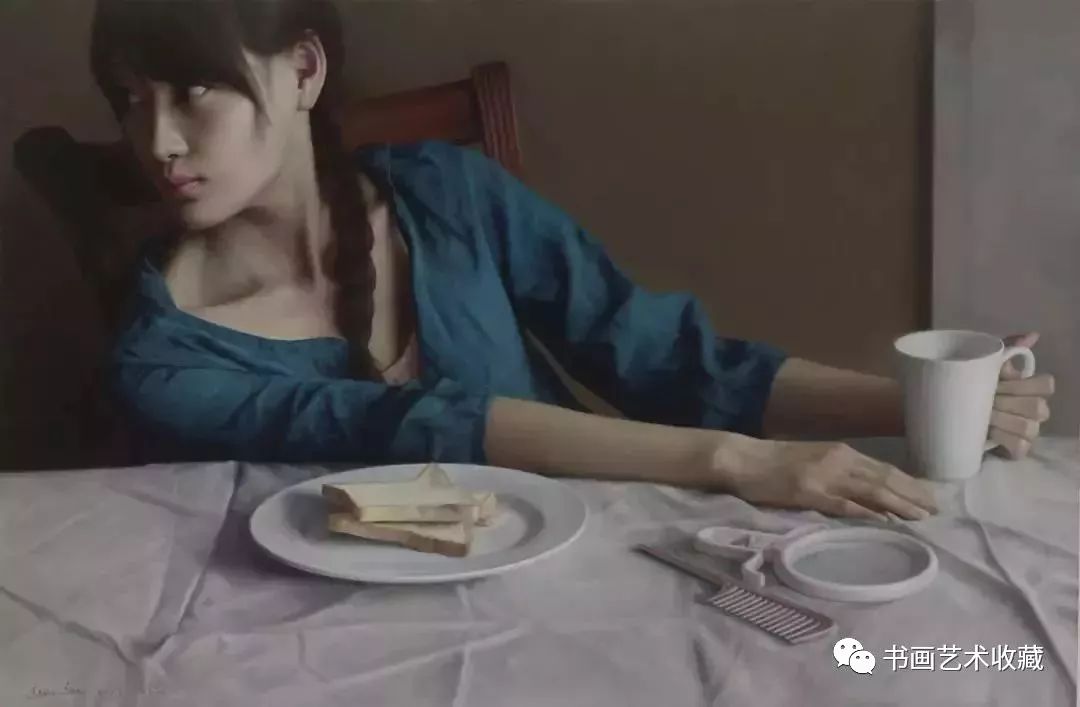 中外绘画：画出肉感的少女