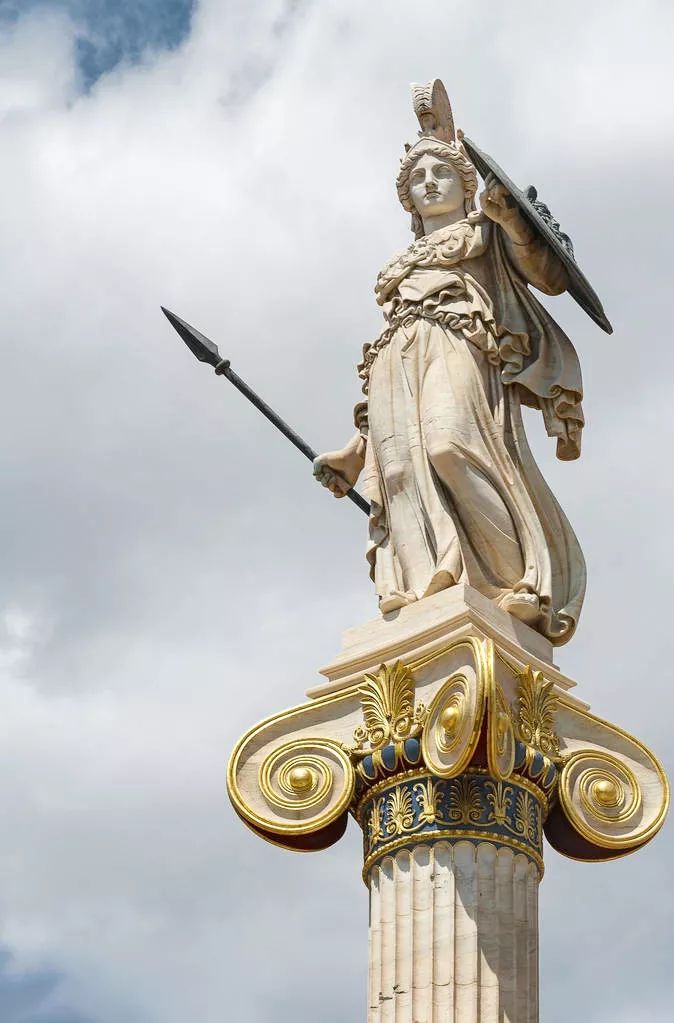 卫城雅典娜雕像图片
