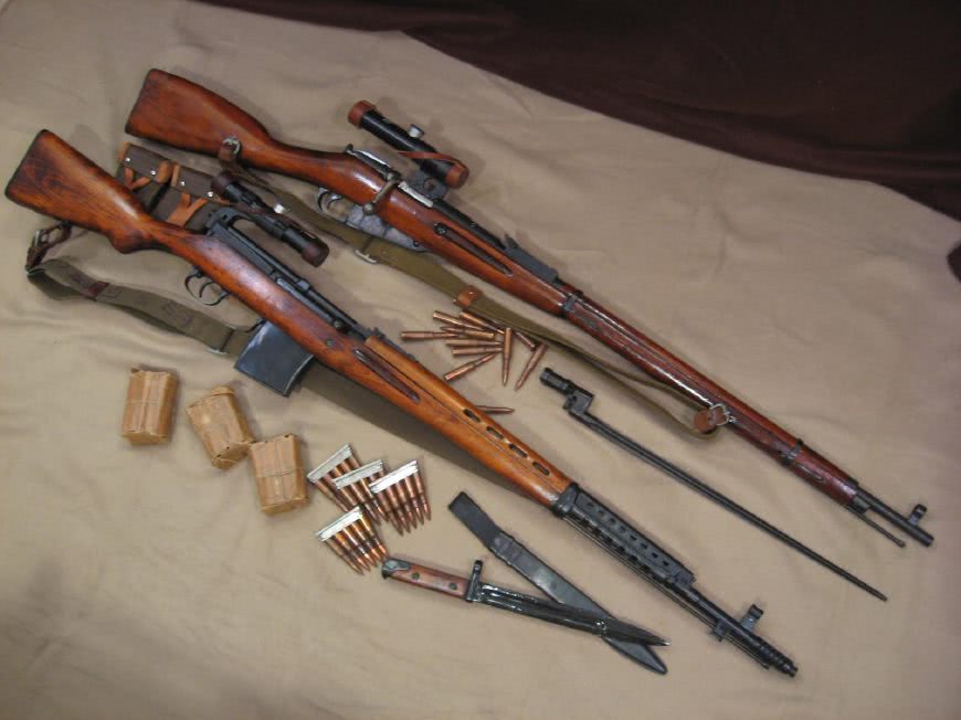 56式半自动步枪的原型是苏联著名枪械设计师谢加