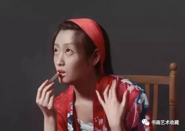 中外绘画：画出肉感的少女