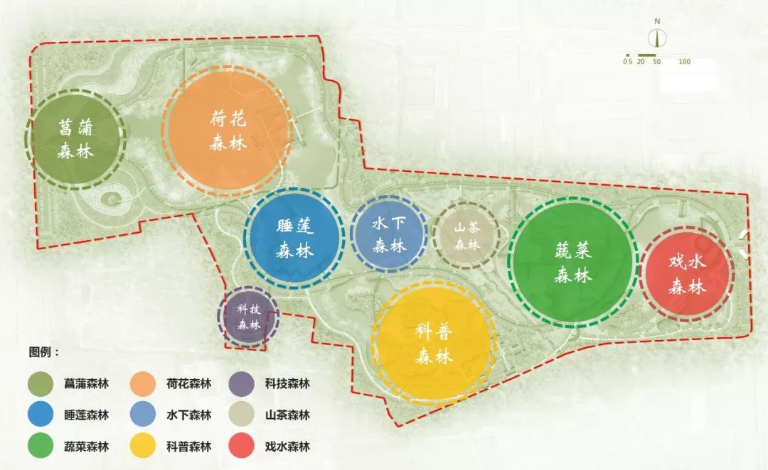 沃田案例丨宁波江北童家村水生植物园概念规划