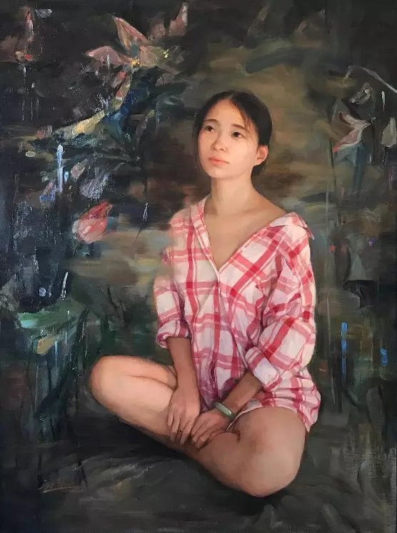 中国90后女画家图片