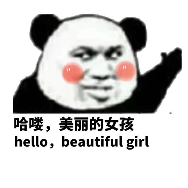 熊猫头公主头像图片